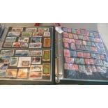All world collection of mostly used stamps in four green albums, many 100's of stamps. (B.P. 21% +