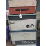 Three vintage portable Record players, to include Dual 300, Dansette and Decca 205 (3) (B.P. 21% +