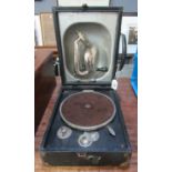 Vintage Decca Model XL Portable Gramophone