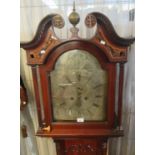 Early 19th century Scottish mahogany eight day longcase clock marked J Galbraith, Falkirk, having