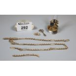 Collection of 9ct gold jewellery. Approx weight in total 25.7 grams. (B.P. 21% + VAT)