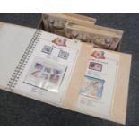 Omnibus 1981 Royal Wedding collection in four Stanley Gibbons special albums with stamp sets, mini-