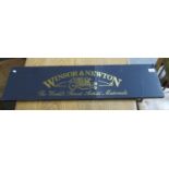 Modern Winsor & Newton" The World's Finest Artist's Materials" enamel sign. (B.P. 21% + VAT)