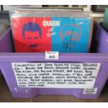 Collection of Vinyl records to include Graham Nash, Queen, The Kinks, The Rolling Stones, Bob Dylan,