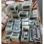 2 Trays of Oxford Commercials Diecast ln Vehicles in Original Boxes. Scale N Gage and 1-76 (2)