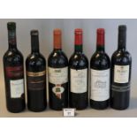 Collection of red wines to include Dornfelder, Castillo de Anna Gran Reserva 1999, Palacio de La