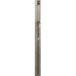 G.H. Zeal of London Brass Stick Barometer. (B.P. 21% + VAT)