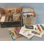 Postcards selection in two boxes including sport, royalty and flowers. 100's. (B.P. 21% + VAT)