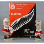 Two Welsh rugby Groggs to include Dafydd James, and Scott Quinnell, together with a rugby