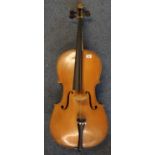 20th century cello in fitted case. (B.P. 21% + VAT)