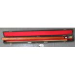 Unmarked 2 Piece Snooker Cue in Fitted Carrying Case. (B.P. 21% + VAT)