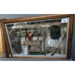 Framed montage of the interior of a vintage golf professionals shop. (B.P. 21% + VAT)