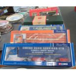 Two trays of boxed Corgi model diecast vehicles to include Road Transport The Golden Years, L. E.