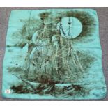 Vintage ladies silk scarf after Maggy Rouff, Paris. (B. P. 21% + VAT)