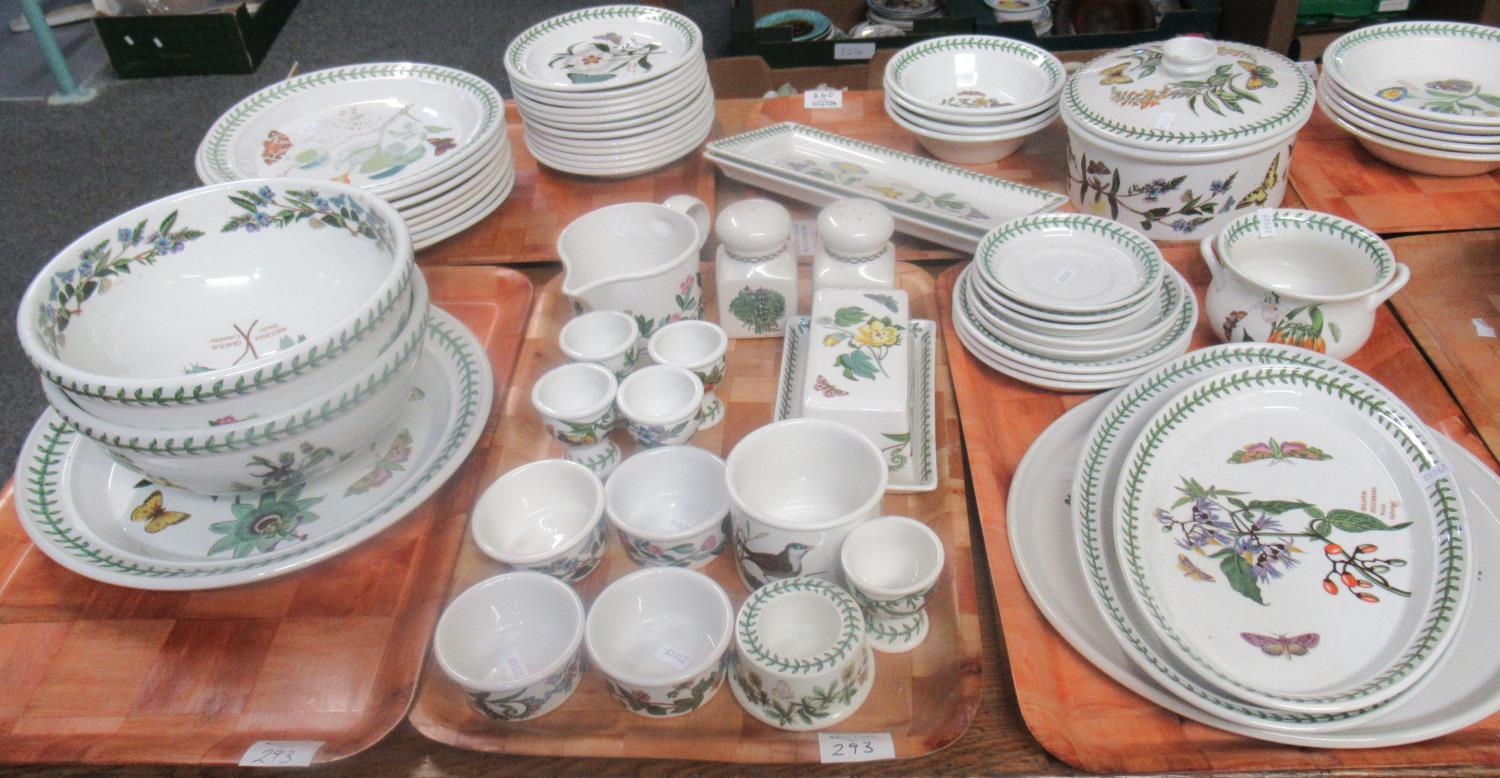 Ten trays of Portmeirion dinnerware etc. comprising: 'Botanic Garden' dinner plates, side plates, - Image 4 of 4