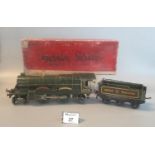 Hornby O gauge tin plate clockwork locomotive no. 3C, 442, Caerphilly Castle no. 4073 in Great