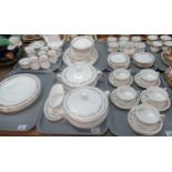 6 trays of Paragon fine Bone China ' Belinda' pattern coffee and dinnerware, to include: coffee pot,