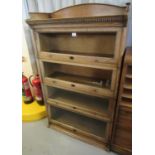 Early 20th century oak Globe Wernicke style four sectional bookcase. (B.P. 21% + VAT)