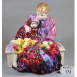 Royal Doulton bone china figure group, 'Flower Sellers Children' HN1342. (B.P. 21% + VAT)