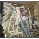 Postcards selection of mostly 1950's - 1960's cards in large box many 100's. (B.P. 21% + VAT)