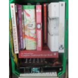 Box of cookery books to include Antonio Carluccio 'The Collection', 'The Essentials of Classic