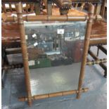 Bamboo Framed Mirror 57cm x 72cm approx. (B.P. 21% + VAT)