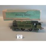 Hornby O gauge tin plate three rail electric E220 special tank locomotive, GWR Livery no. 2221