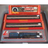 Hornby Railways OO Gauge scale models to include R.055 loco-2-6-4 Tank, R408 and R405 MK4 Coach