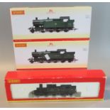Horby OO gauge GWR 282 T class 72 XX 282 tank locomotive no.7233 in original box, together with