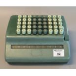 Mid century commercial desk calculator. With it's cover. (B.P. 21% + VAT)