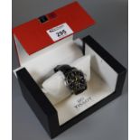A Tissot PRC200 quarts chronograph gents wrist watch in its original box. (B.P. 21% + VAT)