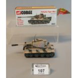 Corgi Diecast PzKpfw Tiger mark 1 German tank in original box, no.900. (B.P. 21% + VAT) Model