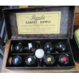 Banda set of carpet bowls in original box. (B.P. 21% + VAT)