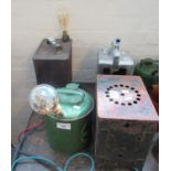 Group of assorted novelty table lights formed from paraffin and petrol cans etc. (4) (B.P. 21% +