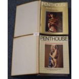 Two albums of Penthouse magazine, volume 2 and 3, both issues 1-12. (B.P. 21% + VAT)