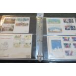 Great Britain collection of First Day Covers in black album 1971 to 2003 period all with special