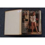 Album of Penthouse magazines, volume 1 issues 1-12. (B.P. 21% + VAT)