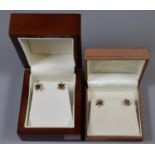 Two pairs of 9ct gold Clogau daffodil earrings 3.1g. Approx weight 3.2g. (B.P. 21% + VAT)