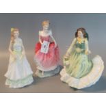 3 Royal Douton bone china figurines, to include: 'April', 'Summer's Day' and 'Anita' (3) (B.P. 21% +