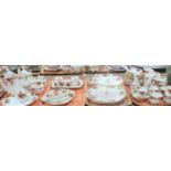 Four trays of Royal Albert 'Old Country Roses' fine bone china, to include: 6 coffee cups and