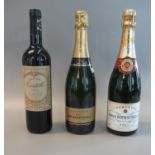 Two bottles of champagne to include De Saint Gall 2002 and Alfred Rothschild, both 75cl. Together