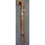 4 walking sticks, to include 2 canes with silver bands. (4) (B.P. 21% + VAT)