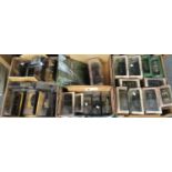 3 boxes of model military diecast vehicles in original boxes, jeeps, tanks, lorries etc. (3) (B.P.