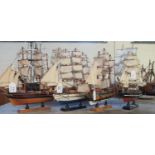 Collection of four model ships to include 'Discovery 1901', 'H.M.S Bounty', etc. (4) (B.P. 21% +