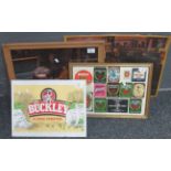 A group of asorted pub advertising pictures, to include 'Buckley', 'A Local Tradition', 'Worthington