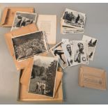 Collection of German photo type cigarette cards from the 1930's, many of them featuring Hitler,