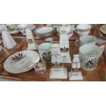 Tray of commemorative ware and crested ware, to include: crested ware Western Super Mare monument, 3