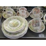 Collection of mixed Royal Doulton Brambly Hedge Collection tea ware to include the four seasons of