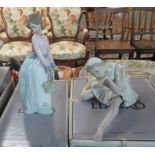 5 Lladro figurines in original boxes, to include: 'Basket of Love', 'Innocence in Bloom', 'Let's