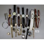 Collection of assorted mens' and ladies' wristwatches. (B.P. 21% + VAT)